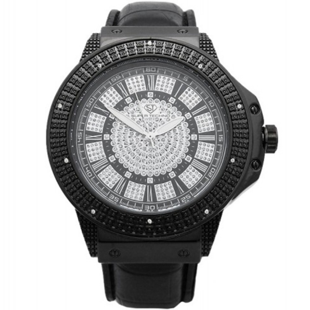 Super Techno 0.10CT diamonds Watch